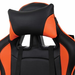 Компьютерное кресло Brabix GT Racer GM-100 (две подушки, экокожа, черное/оранжевое) 531925 в Тамбове - предосмотр 5