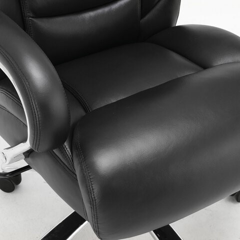 Компьютерное кресло Brabix Premium Pride HD-100 (натуральная кожа, черное) 531940 в Тамбове - изображение 5