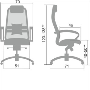 Офисное кресло Samurai SL-1.04, темно-бордовый в Тамбове - предосмотр 1