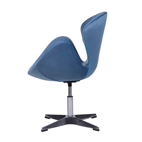 Кресло офисное Беннет-2, Микровелюр голубой в Тамбове - изображение 2