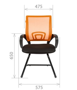 Компьютерное кресло CHAIRMAN 696V, цвет оранжевый в Тамбове - предосмотр 1