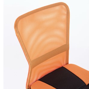 Офисное кресло Brabix Smart MG-313 (без подлокотников, комбинированное, черное/оранжевое) 531844 в Тамбове - предосмотр 5