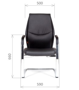 Кресло офисное CHAIRMAN Vista V Экокожа премиум черная в Тамбове - предосмотр 1