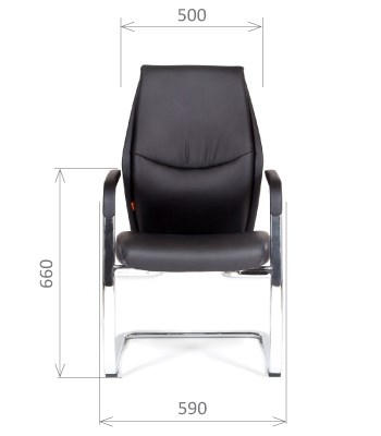 Кресло офисное CHAIRMAN Vista V Экокожа премиум черная в Тамбове - изображение 1
