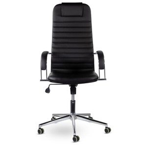 Компьютерное кресло Brabix Premium Pilot EX-610 CH (хром, кожзам, черное) 532418 в Тамбове - предосмотр 2