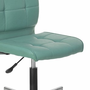 Компьютерное кресло Brabix Stream MG-314 (без подлокотников, пятилучие серебристое, экокожа, серо-голубое) 532079 в Тамбове - предосмотр 4