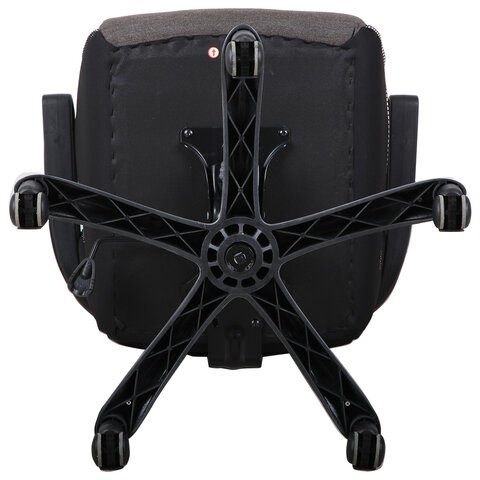 Кресло офисное Brabix Techno GM-002 (ткань, черное/серое, вставки белые) в Тамбове - изображение 4