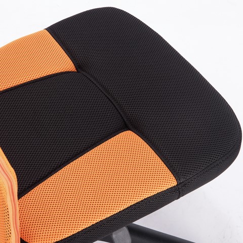 Офисное кресло Brabix Smart MG-313 (без подлокотников, комбинированное, черное/оранжевое) 531844 в Тамбове - изображение 8