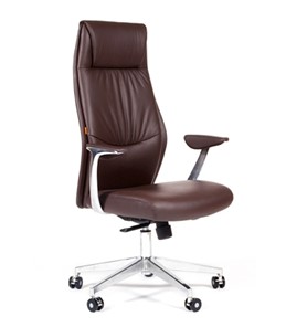 Офисное кресло CHAIRMAN Vista Экокожа премиум коричневая (vista) в Тамбове - предосмотр