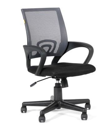 Офисное кресло CHAIRMAN 696 black Сетчатый акрил DW63 темно-серый в Тамбове - изображение