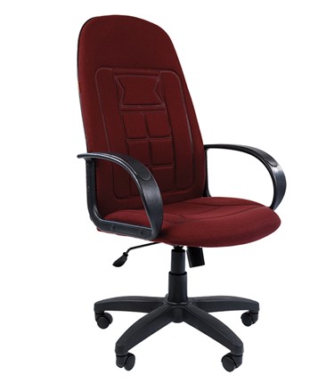 Кресло CHAIRMAN 727 ткань ст., цвет бордо в Тамбове - изображение