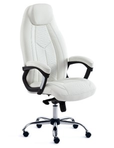 Офисное кресло BOSS Lux, кож/зам, белый, арт.15307 в Тамбове