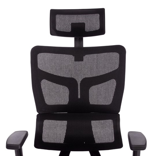 Кресло MESH-11HR ткань/сетка, черный, арт.19507 в Тамбове - изображение 9