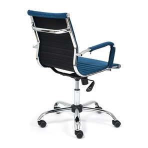 Компьютерное кресло URBAN-LOW флок, синий, арт.14448 в Тамбове - предосмотр 3