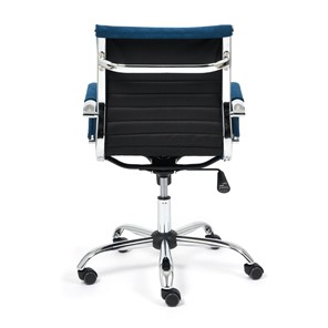 Компьютерное кресло URBAN-LOW флок, синий, арт.14448 в Тамбове - предосмотр 4