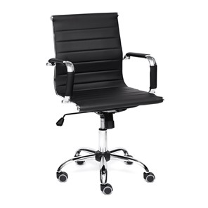 Компьютерное кресло URBAN-LOW кож/зам, черный, арт.14460 в Тамбове