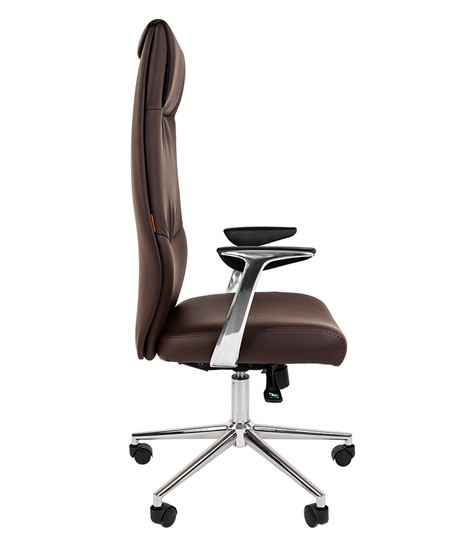 Офисное кресло CHAIRMAN Vista Экокожа премиум коричневая (vista) в Тамбове - изображение 4
