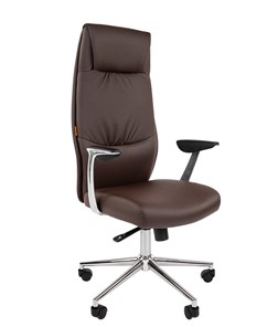 Офисное кресло CHAIRMAN Vista Экокожа премиум коричневая (vista) в Тамбове - предосмотр 2