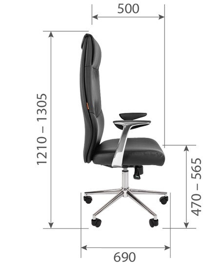 Офисное кресло CHAIRMAN Vista Экокожа премиум коричневая (vista) в Тамбове - изображение 6