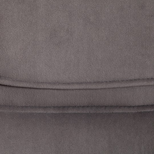 Офисное кресло BERGAMO Хром (22) флок, серый, 29 арт.19374 в Тамбове - изображение 11
