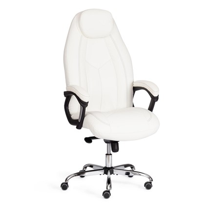 Офисное кресло BOSS Lux, кож/зам, белый, арт.21152 в Тамбове - изображение