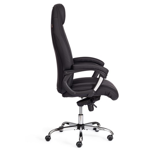 Офисное кресло BOSS Lux, кож/зам, черный, арт.21151 в Тамбове - изображение 1
