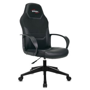 Офисное кресло BRABIX "Alpha GM-018", ткань/экокожа, черное, 532636, GM-018_532636 в Тамбове