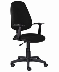 Кресло компьютерное Brabix Comfort MG-321, регулируемая эргономичная спинка, ткань, черное в Тамбове - предосмотр