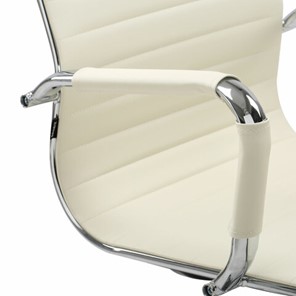 Офисное кресло BRABIX "Energy EX-509", экокожа, хром, бежевое, 531166 в Тамбове - предосмотр 8