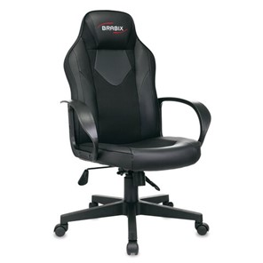 Компьютерное кресло BRABIX "Game GM-017", экокожа/ткань, черное, 532641, GM-017_532641 в Тамбове
