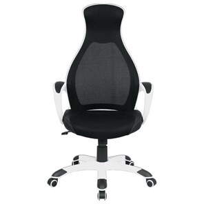 Офисное кресло Brabix Premium Genesis EX-517 (пластик белый, ткань/экокожа/сетка черная) 531573 в Тамбове - предосмотр 3