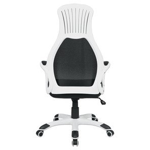 Офисное кресло Brabix Premium Genesis EX-517 (пластик белый, ткань/экокожа/сетка черная) 531573 в Тамбове - предосмотр 4