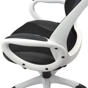 Офисное кресло Brabix Premium Genesis EX-517 (пластик белый, ткань/экокожа/сетка черная) 531573 в Тамбове - предосмотр 6