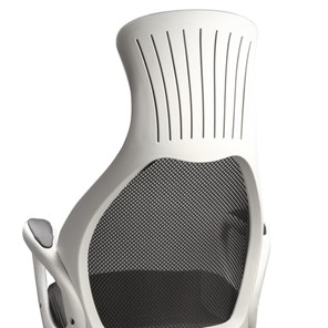 Офисное кресло Brabix Premium Genesis EX-517 (пластик белый, ткань/экокожа/сетка черная) 531573 в Тамбове - предосмотр 7