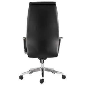 Офисное кресло BRABIX PREMIUM "Jazz EX-757", синхромеханизм, алюминий, экокожа, черное, 532489 в Тамбове - предосмотр 3
