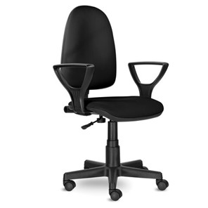 Офисное кресло Brabix Prestige Ergo MG-311 (регулируемая эргономичная спинка, кожзам, черное) 531877 в Тамбове