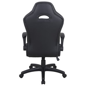 Офисное кресло BRABIX "Skill GM-005", откидные подлокотники, экокожа, черное/белое, 532493 в Тамбове - предосмотр 3