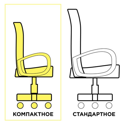 Офисное кресло Brabix Smart MG-313 (без подлокотников, комбинированное, черное/оранжевое) 531844 в Тамбове - изображение 10