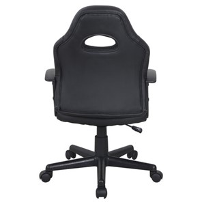 Офисное кресло BRABIX "Spark GM-201", экокожа, черное/голубое, 532505 в Тамбове - предосмотр 3