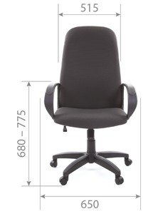 Кресло компьютерное CHAIRMAN 279 JP15-2, цвет черный в Тамбове - предосмотр 4