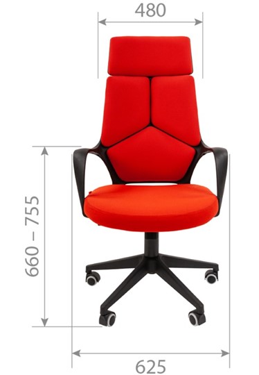 Кресло компьютерное CHAIRMAN 525, серое в Тамбове - изображение 1