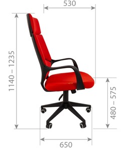 Кресло компьютерное CHAIRMAN 525, серое в Тамбове - предосмотр 2