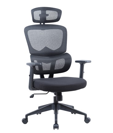 Офисное кресло CHAIRMAN 560 cетчатый акрил черный / полиэстер черный в Тамбове - изображение