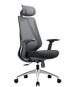 Кресло компьютерное CHAIRMAN 580 Сетчатый акрил серый / Полиэстер черный в Тамбове