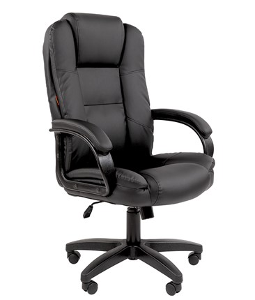 Кресло офисное CHAIRMAN 600 LT экокожа черная в Тамбове - изображение
