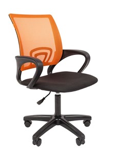Офисное кресло CHAIRMAN 696 black LT, оранжевый в Тамбове