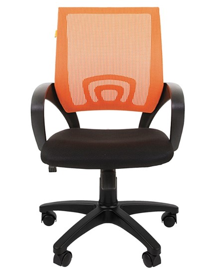 Кресло CHAIRMAN 696 black Сетчатый акрил DW66 оранжевый в Тамбове - изображение 4
