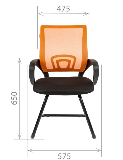 Офисное кресло CHAIRMAN 696V, цвет красный в Тамбове - изображение 1