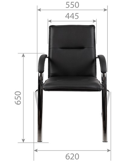 Компьютерное кресло CHAIRMAN 851 экокожа черная (2 шт. в комплекте) в Тамбове - изображение 3