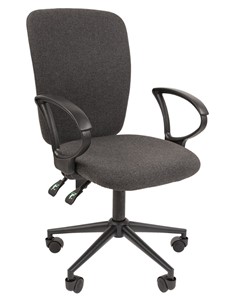 Кресло офисное CHAIRMAN 9801 BLACK, серое в Тамбове